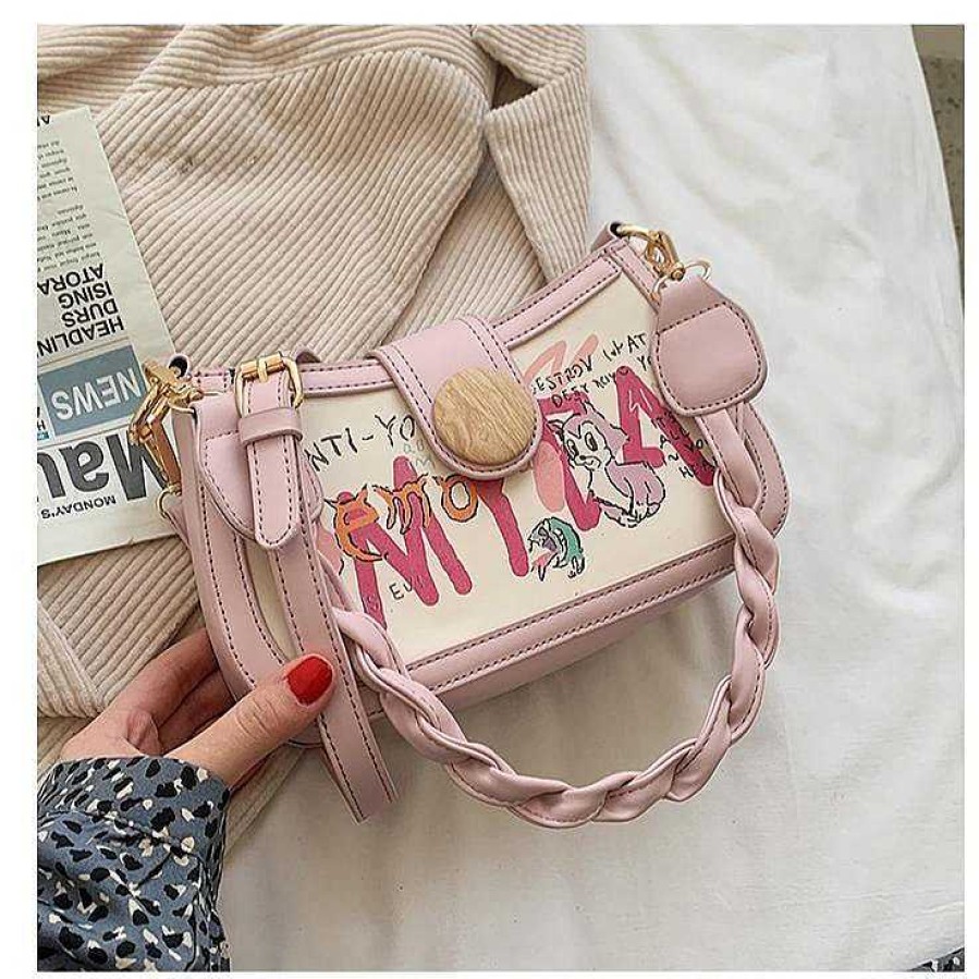 Women The Korean Fashion | Strawberry Print Messenger Bag