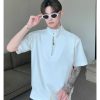 Clothing The Korean Fashion | Loose Stand Collar Polo Shirt