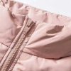 Clothing The Korean Fashion | Zip Up Puffer Velvet