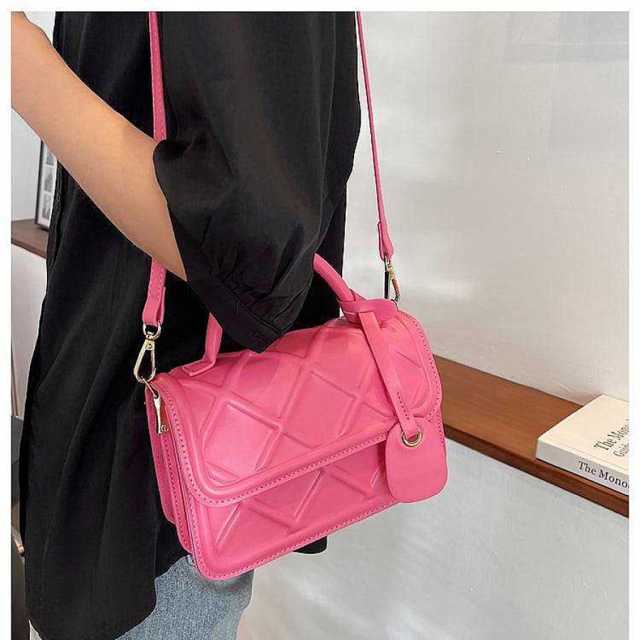 Women The Korean Fashion | Crossbody Plaid Handbag