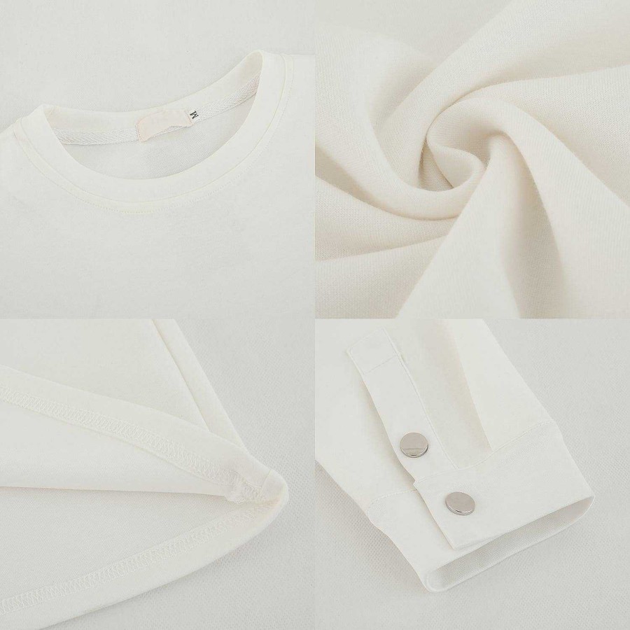 Clothing The Korean Fashion | Spring And Autumn Bottoming Round Neck Shirt