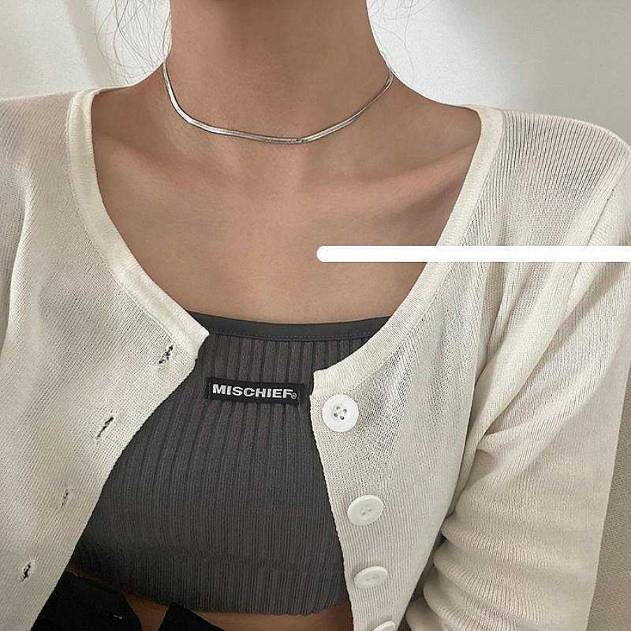 Women The Korean Fashion Necklaces | Snake Bone Necklace