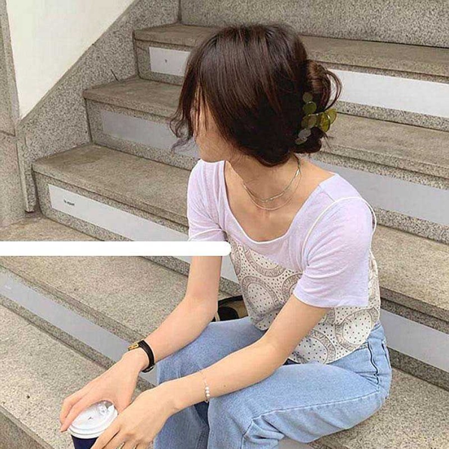 Women The Korean Fashion Hair Accessories | Hair Clip Olive Green