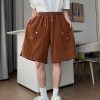 Clothing The Korean Fashion Shorts | Wide Leg Track Shorts