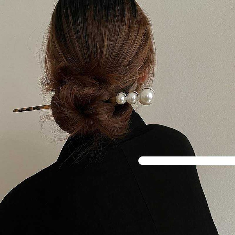 Women The Korean Fashion Hair Accessories | Vintage Pearl Hairpin