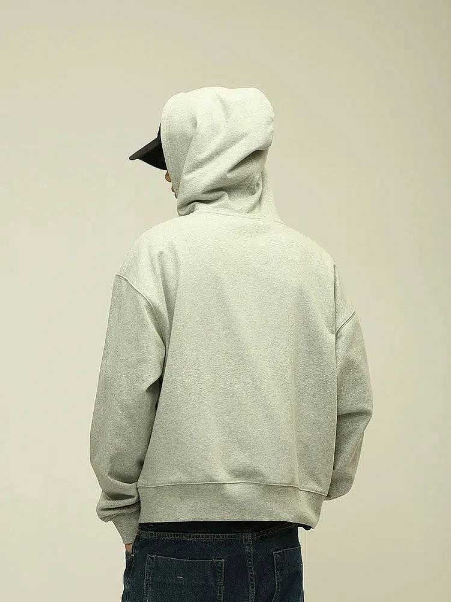 Clothing The Korean Fashion | Basic Fleece Hooded Sweatshirt