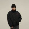 Clothing The Korean Fashion | Double-Sided Plaid Thickened Cotton Jacket Black