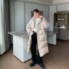 Clothing The Korean Fashion | Stitching Long Cotton-Filled Coat