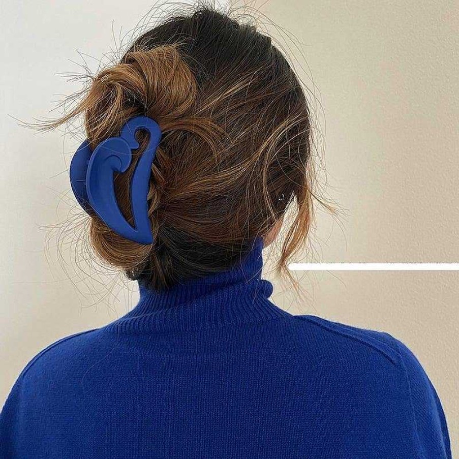 Women The Korean Fashion Hair Accessories | Klein Blue Hair Claw Clip