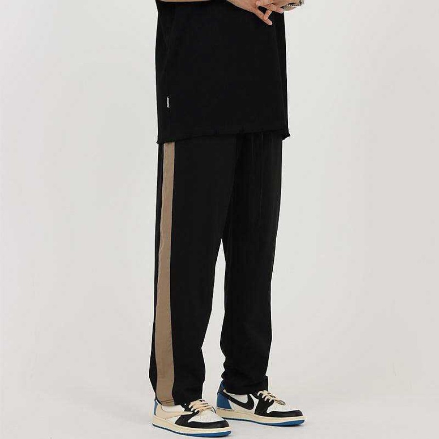 Clothing The Korean Fashion Slim Fit | Loose Side Stripe Track Pants