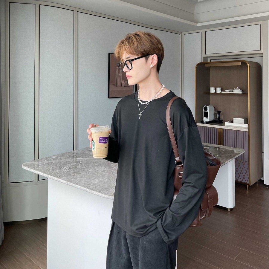 Clothing The Korean Fashion | Casual Long-Sleeved T-Shirt