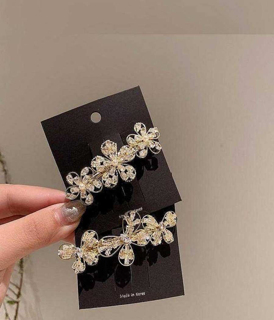 Women The Korean Fashion Hair Accessories | Crystal Hair Clip