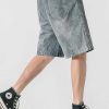 Clothing The Korean Fashion Shorts | Wide-Leg Denim Shorts Blue