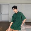 Clothing The Korean Fashion | Oversized Round Neck Printed T-Shirt