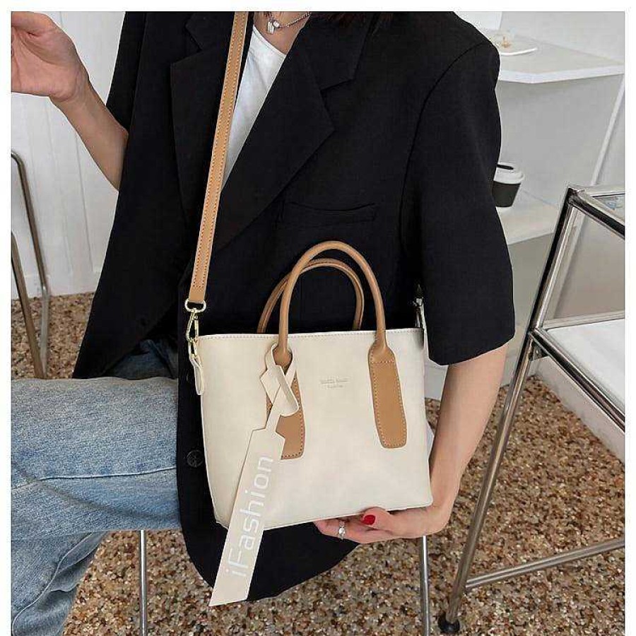 Women The Korean Fashion | Green Tote Bag