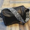 Accs & Bags & Shoes The Korean Fashion | Black Leather Zipper Shoulder Bag