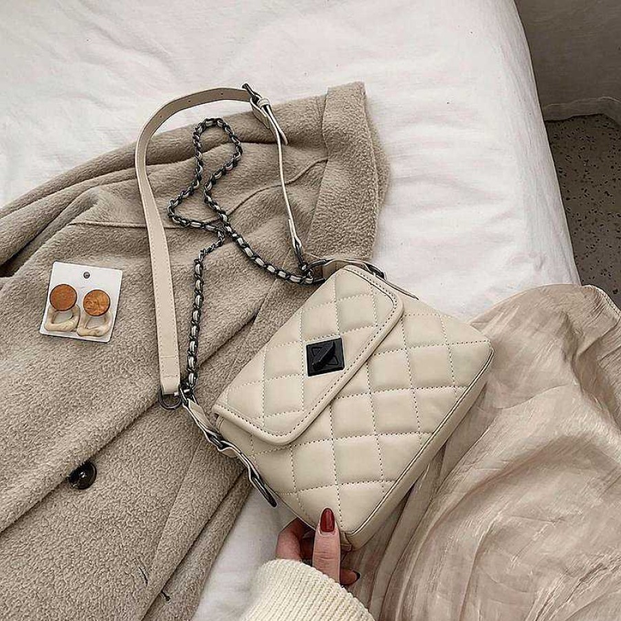 Women The Korean Fashion | Chain Quilted Bag