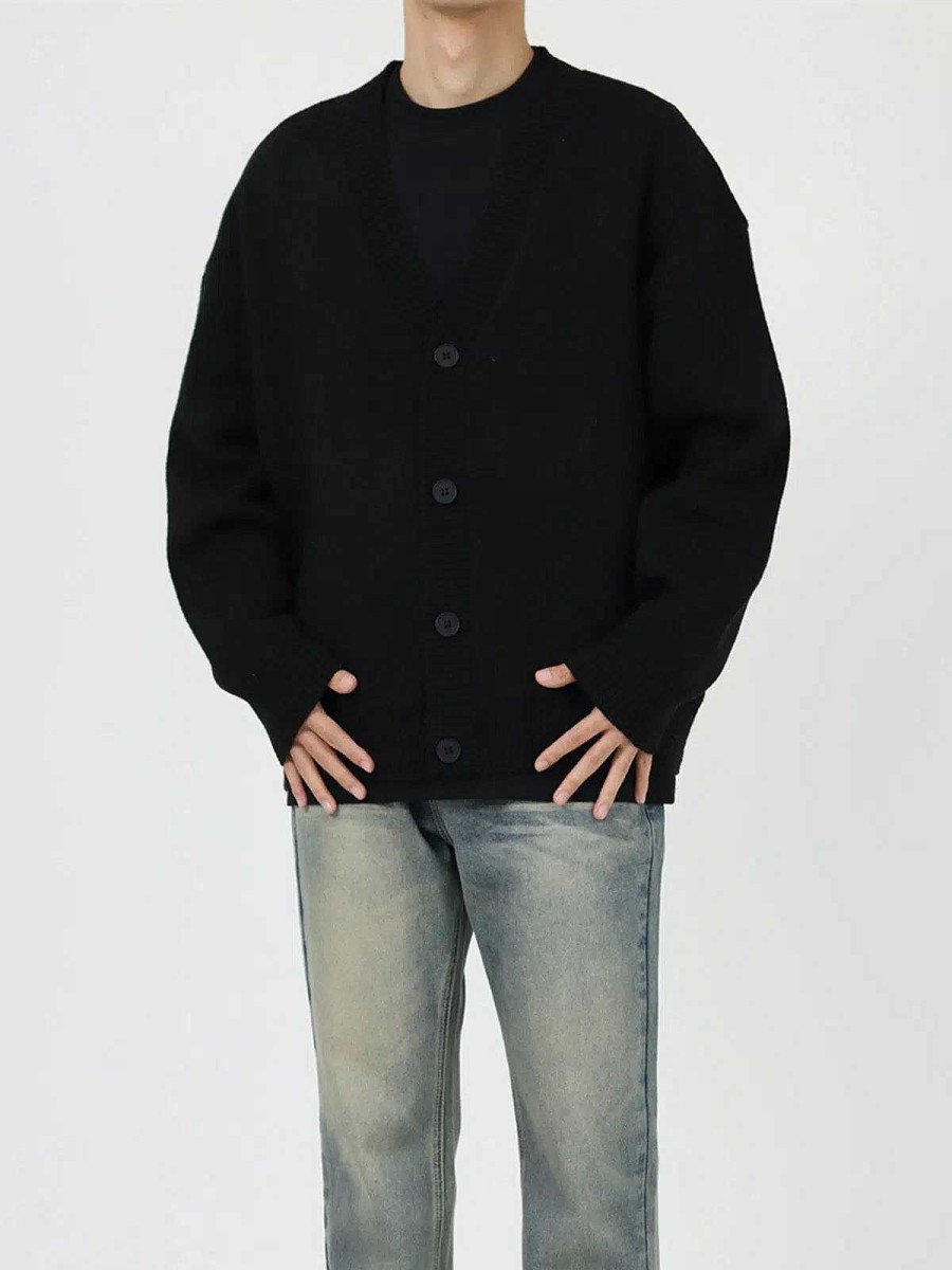 Clothing The Korean Fashion Slim Fit | Wool Versatile Cardigan Sweater