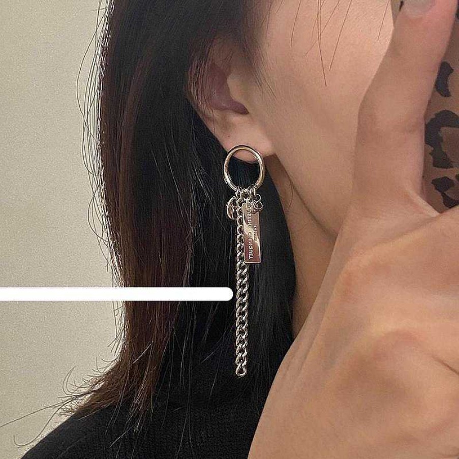 Women The Korean Fashion Earrings | Long Chain Tassel Earrings Picture