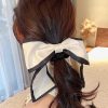 Women The Korean Fashion Hair Accessories | Bow Scrunchies White