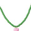 Women The Korean Fashion Necklaces | Colored Beaded Necklace