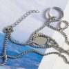 Women The Korean Fashion Necklaces | Ring Pendant Necklace 50Cm+(5Cm Extended Chain)