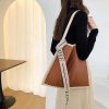 Women The Korean Fashion | Striped Tote Bag