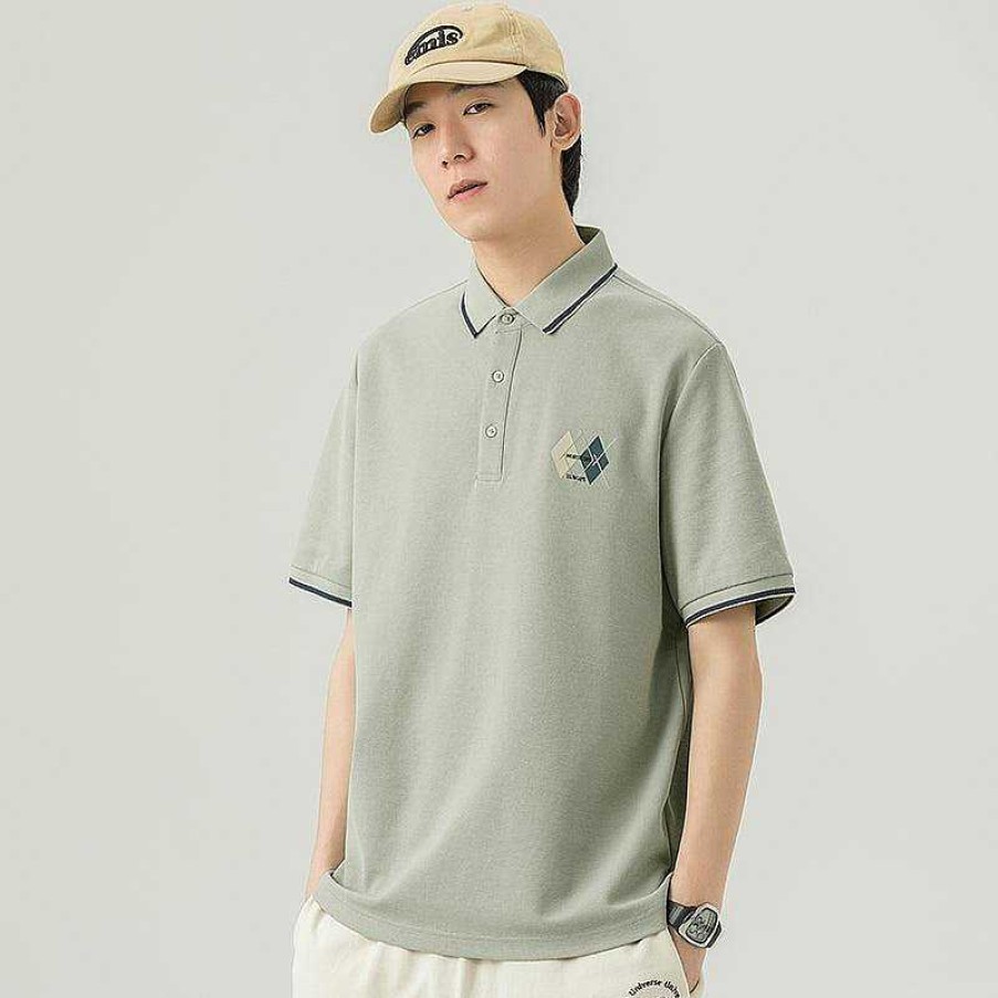 Clothing The Korean Fashion | Casual Short-Sleeved Polo