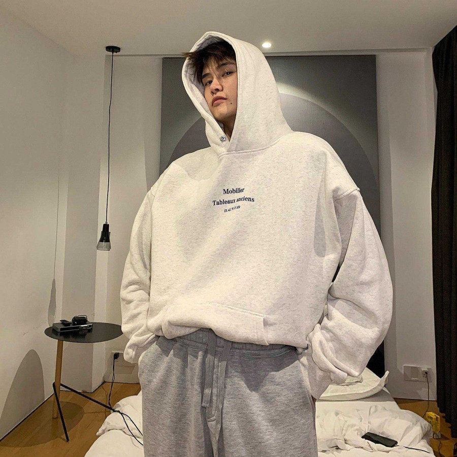 Clothing The Korean Fashion | Loose Hooded Sweatshirt