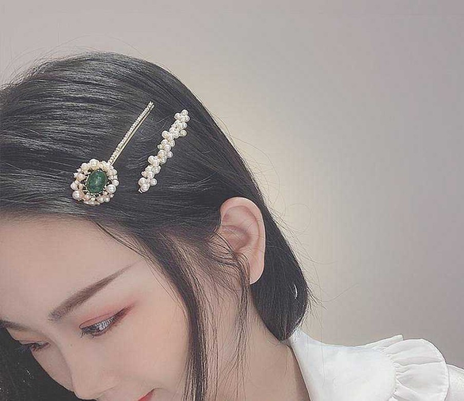 Women The Korean Fashion Hair Accessories | Pearl Hairpin 2Pcs