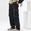 Clothing The Korean Fashion Jeans | Elastic Waist Cargo Pocket Jeans Pants