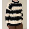 Clothing The Korean Fashion | Loose Fit Striped Sweater