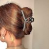 Women The Korean Fashion Hair Accessories | Zircon Claw Clip