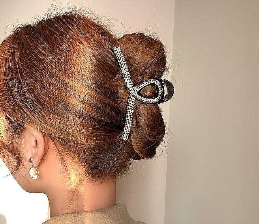 Women The Korean Fashion Hair Accessories | Zircon Claw Clip