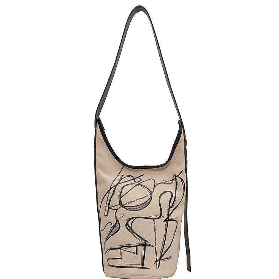 Women The Korean Fashion | Graffiti Canvas Shoulder Bag