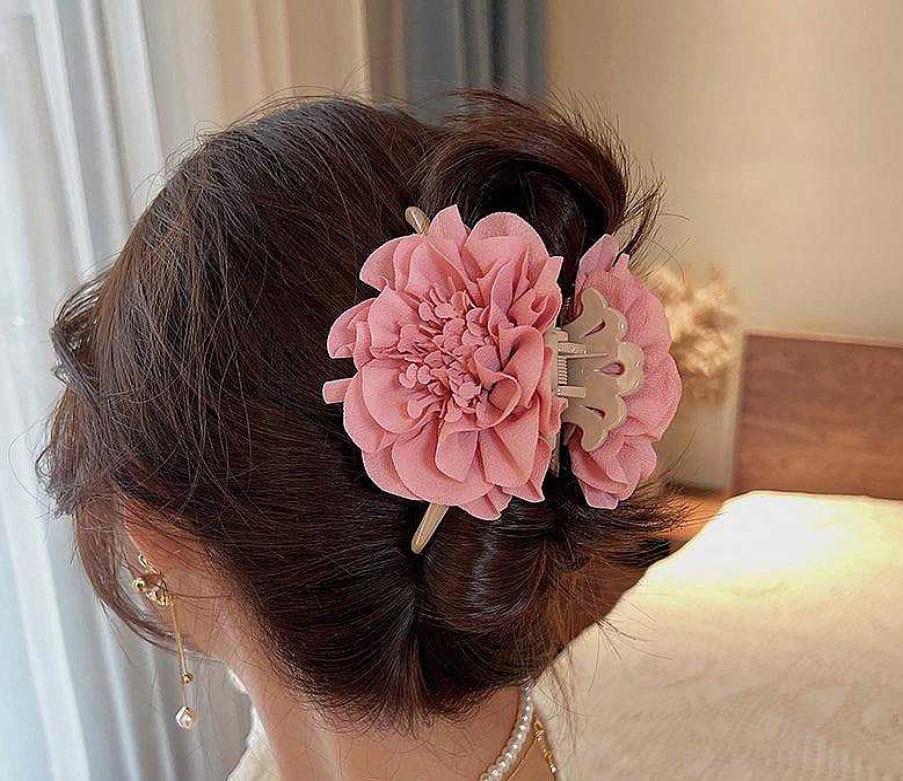 Women The Korean Fashion Hair Accessories | Flowers Hair Claw Clip