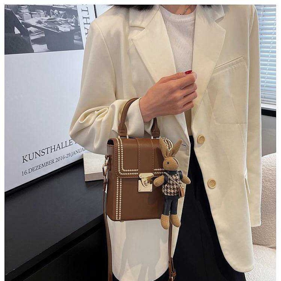 Women The Korean Fashion | Stylish Brown Handbag