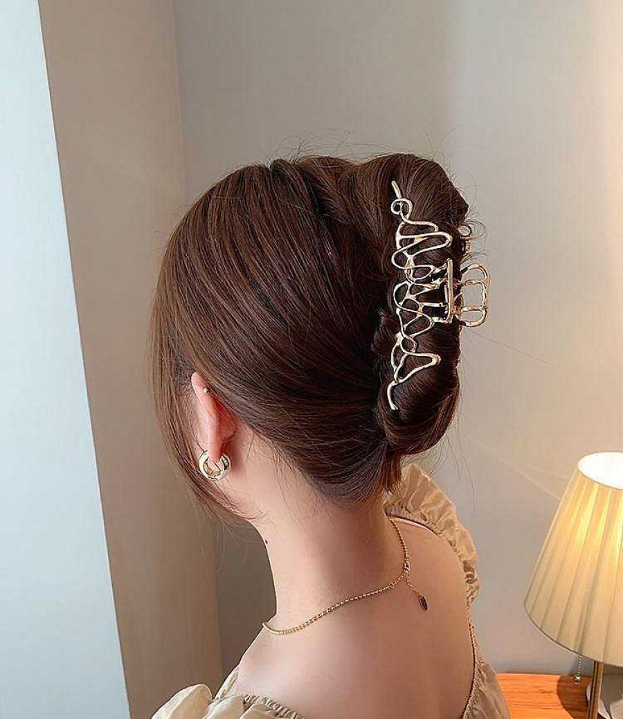 Women The Korean Fashion Hair Accessories | Metal Hair Claw Clip