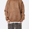 Clothing The Korean Fashion Slim Fit | Suede Hooded Sweater