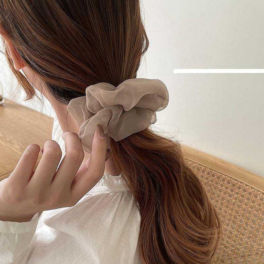 Women The Korean Fashion Hair Accessories | Mesh Hair Ring