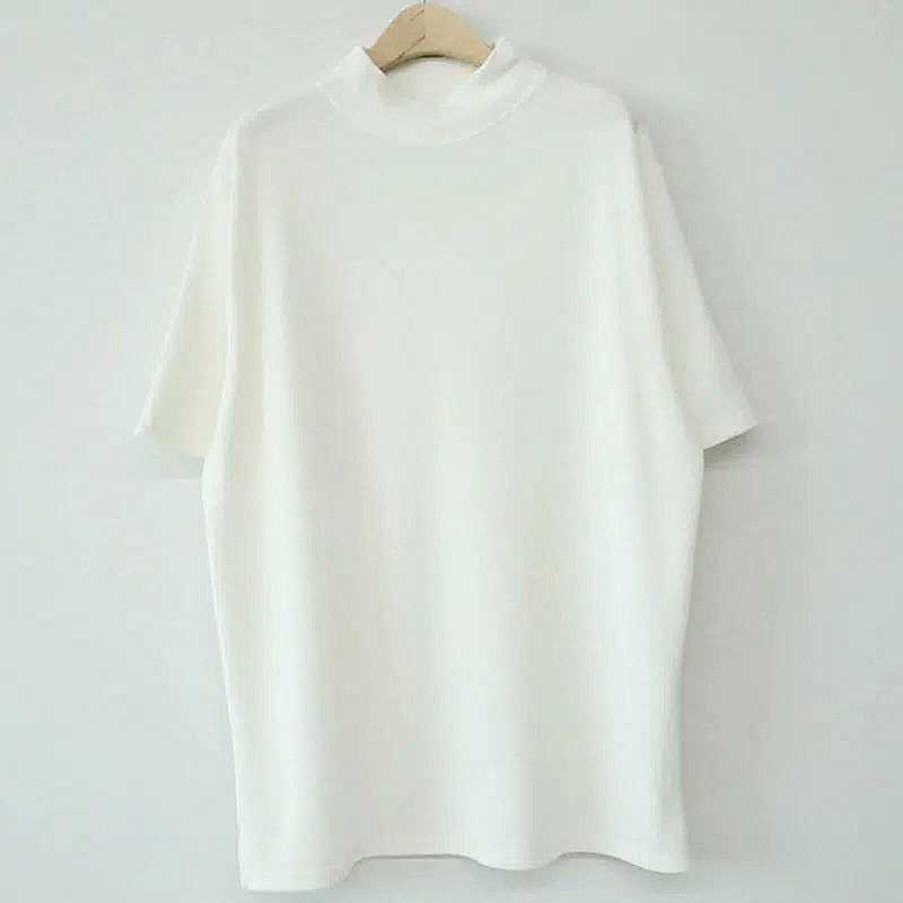 Clothing The Korean Fashion | Half Turtleneck Short Sleeve T-Shirt