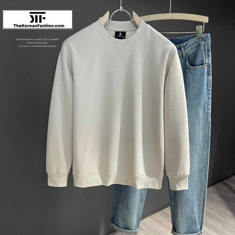 Casual Style Clothes The Korean Fashion | Basic Blank Pullover