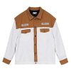 Clothing The Korean Fashion | Loose Colorblock Baseball Jacket