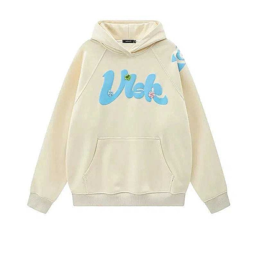 Clothing The Korean Fashion | Printed Velvet Hoodie Sweatshirts