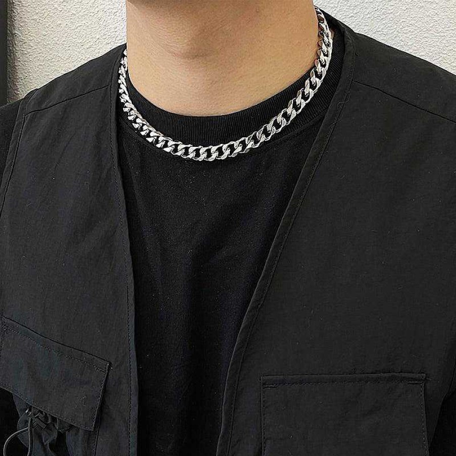 Accs & Bags & Shoes The Korean Fashion | Punk Cuban Chain Necklace