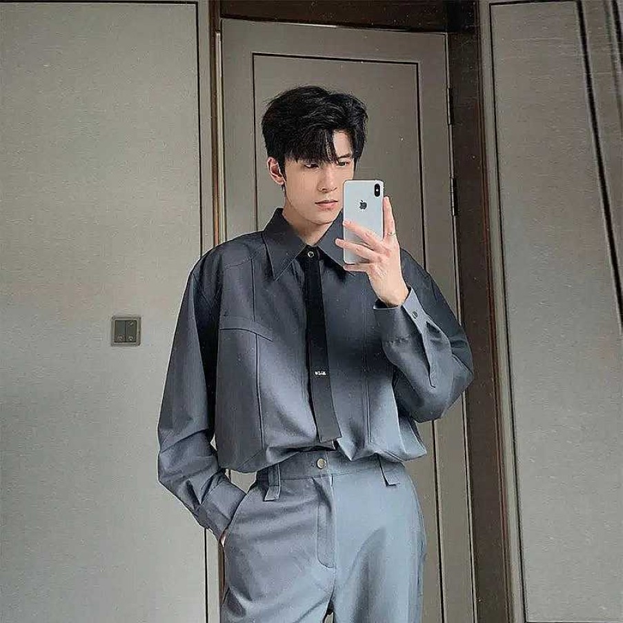 Clothing The Korean Fashion | College Style Casual Suit (With Tie)