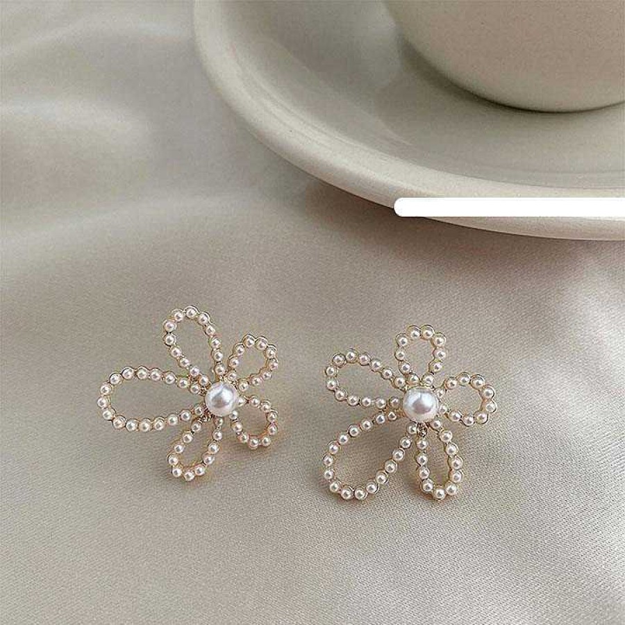 Women The Korean Fashion Earrings | Shape Earrings Flower