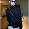 Clothing The Korean Fashion | Half-Neck Long-Sleeve T-Shirt