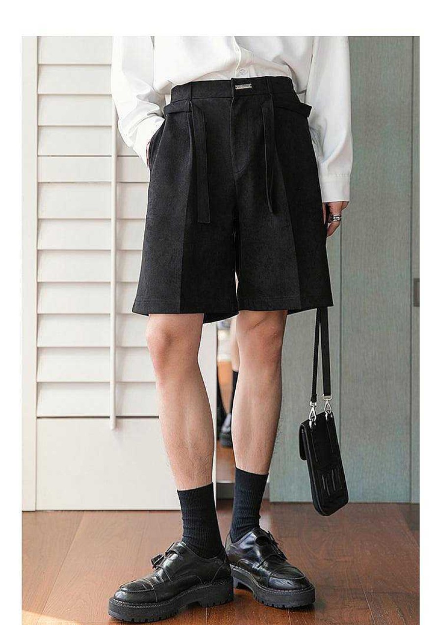 Clothing The Korean Fashion Shorts | Drawstring Pleated Shorts