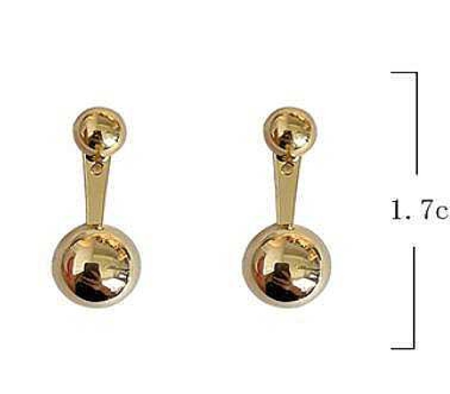 Women The Korean Fashion Earrings | Metal Ball Earrings